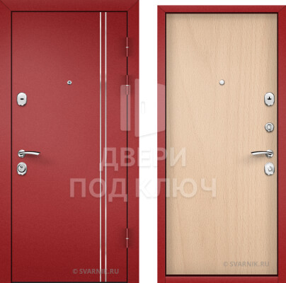 Дверь с замками Kale в офис ДПК-6735