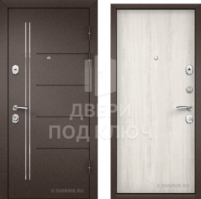 Входная трехконтурная дверь в офис ДПК-8893